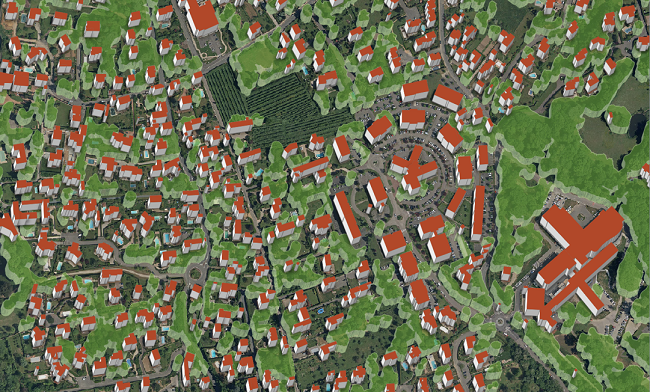 Vegetation map