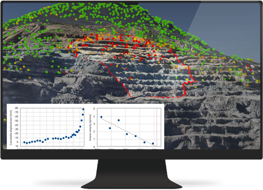 tool for studying movements in mines