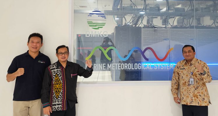 New step for the Indonesian Maritime Meteorological System (MMS1) delivered by CLS and its partners : High Performance Computing is now operational at BMKG HQ
