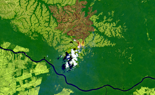 Europe’s satellites focus on forest fires in the Amazon