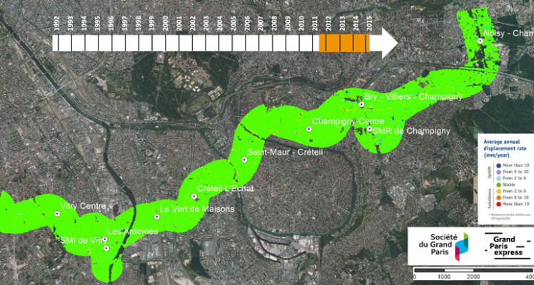 Le Grand Paris Express, surveillé depuis l’espace, par Tre Altamira, filiale de CLS