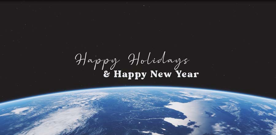 voeux happy holidays & happy new year