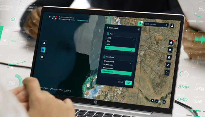 plateforme pour identifier les zones exposees a la submersion