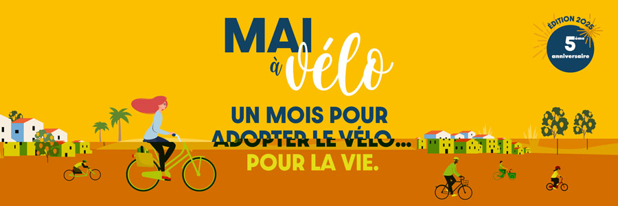 En selle pour Mai à vélo 2025