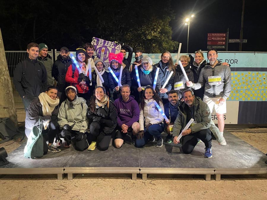 Équipe CLS à la course des lumières