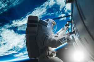 astronaut in space