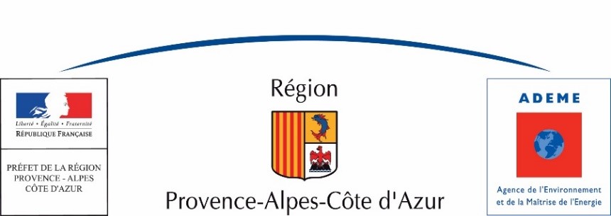 logo région PACA et ADEME
