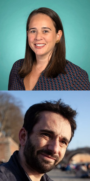 María-José Boluarte, Managing Director of CLS Peru, and Christophe Fatras, Hydrology Expert at CLS France