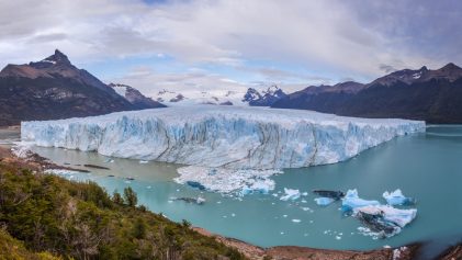 Panorama du glacier Perito Moreno en Patagonia