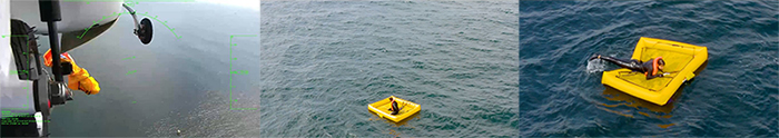 deployment of lifeboats by drones