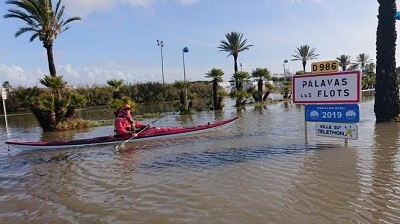 inondations à Palavas (France)